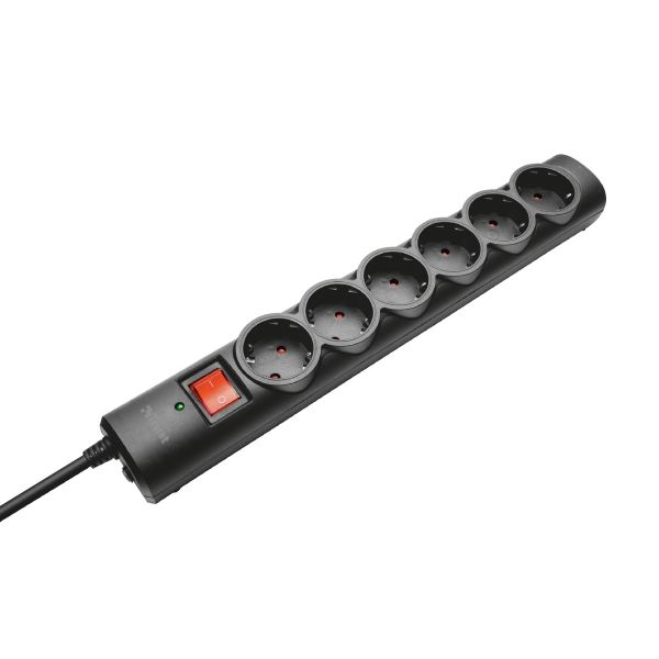 TRUST 6-PORT SURGE GUARD EÚ