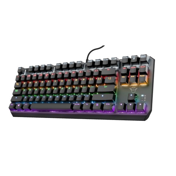 TRUST GXT834 CALLAZ/Drátová USB/US layout/Čierna 24404