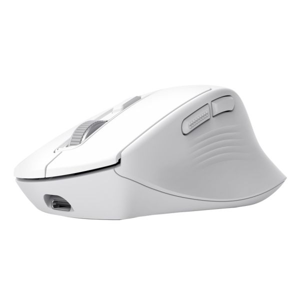 TRUSt NIVEN COMFORT MULTI-WRLS MOUSE WHT 26022