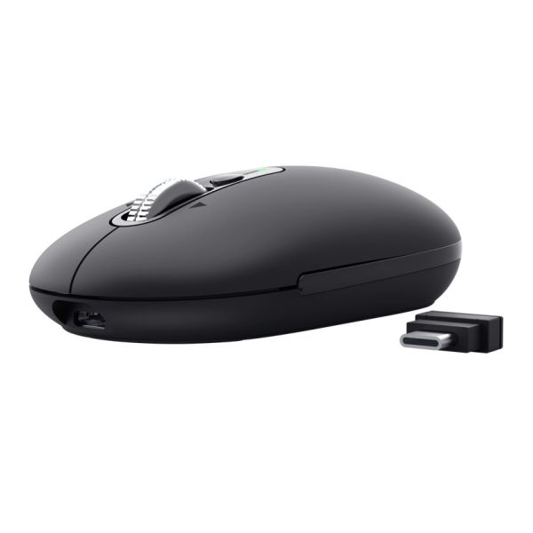 Trust Seron Slim/Kancelárska/Optická/3 200 DPI/USB+BT/Čierna 26018