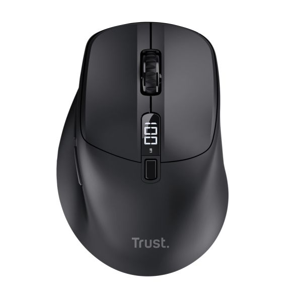 Trust Zevo/Cestovná/Optická/Pre pravákov/4 000 DPI/USB+BT/Čierna 25991