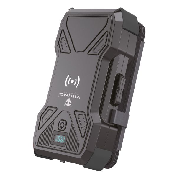 Solárna powerbanka VIKING TYR III/Output: 1xUSB-C, 2xUSB-A/Wireless charge 15W max/30000mAh/ LED svetlo TYR3