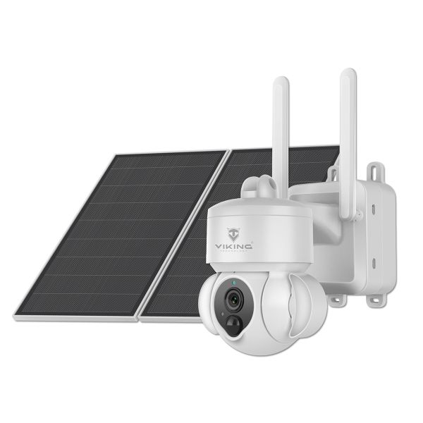 Solárna HD kamera Viking HDs03 4G/20000mAh/farebné nočné videnie/IP66/aplikácia/notifikácia/biela VHDS03W