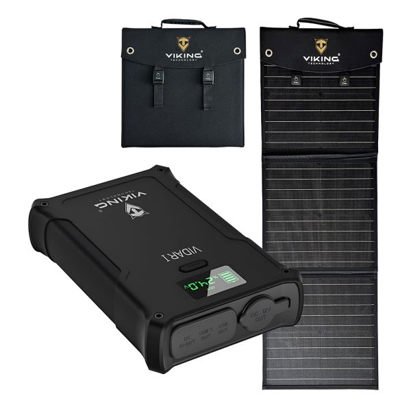 Set powerbanka Viking VIDAR I a solárny panel Viking L60 PD VIDARIL60PD