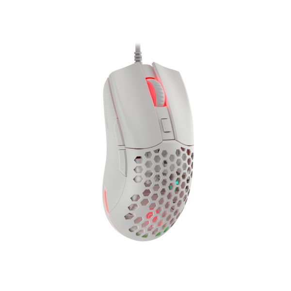 Genesis herná optická myš KRYPTON 750/RGB/8000 DPI/Herná/Optická/8 000 DPI/Drátová USB/Biela NMG-1842