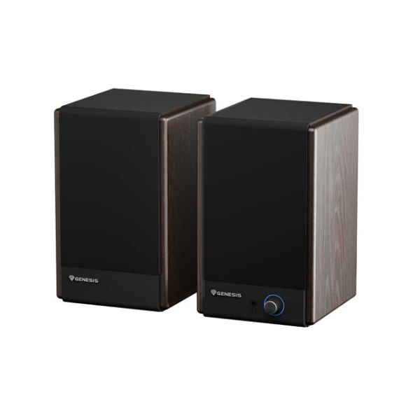 Herné reproduktory Genesis ARSEN 402BT, 60W, Hnedé