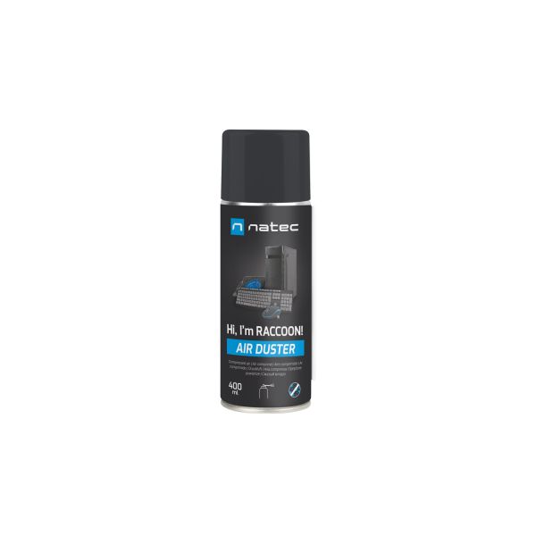 Natec stlačený vzduch RACCOON AIR 400 ml NSC-2119