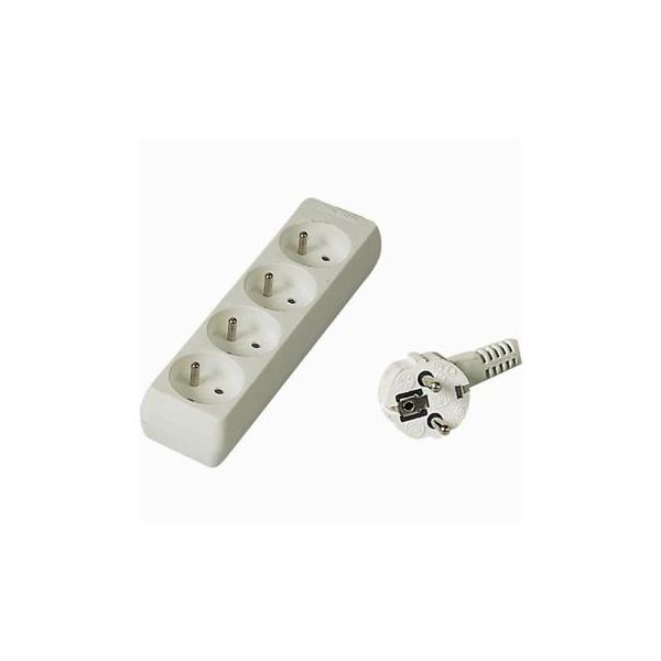 Predlžovací prívod 230V, 7m, 4 zásuvky pp4-07