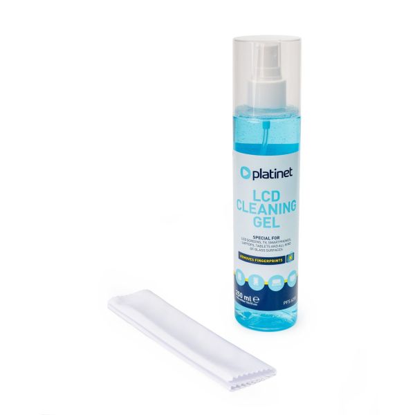Platinet PFS6255 čistiaci gel na LCD 250 ml + utierka z mikrovlákna PLAPFS6255
