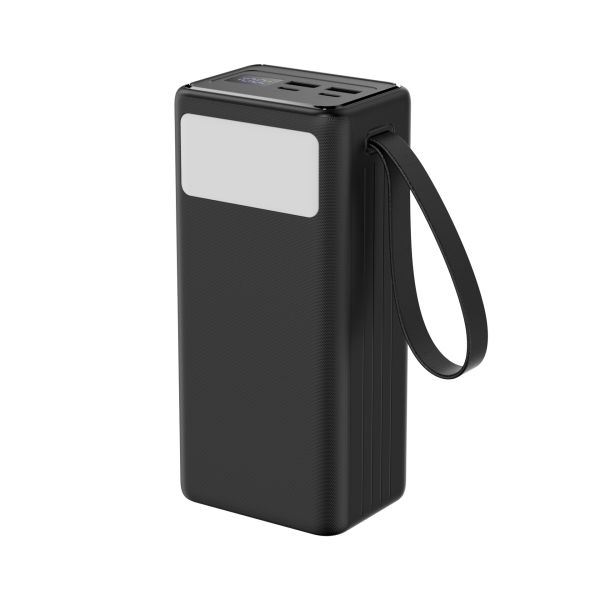 Platinet Powerbanka 40000 mAh 65W Power Delivery, 2xUSB-C, 2xUSB-A, kábel USB-C 1m, čierna PLAPMPB4065
