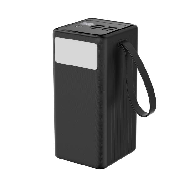 Platinet Powerbanka 60000 mAh 65W Power Delivery, 2xUSB-C, 2xUSB-A, kábel USB-C 1m, čierna PLAPMPB6065