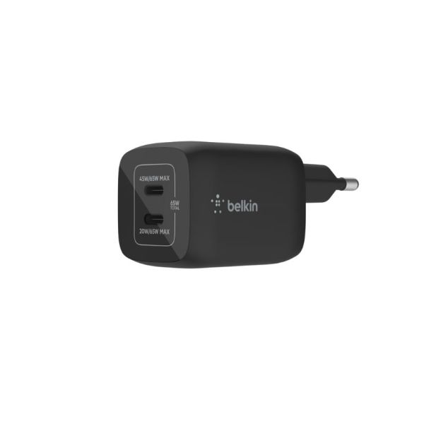 Belkin nabíjačka 65W 2x USB-C WCH013vfBK
