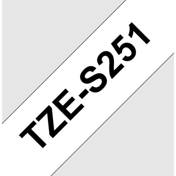 TZE-S251, biela / čierna, 24mm TZES251
