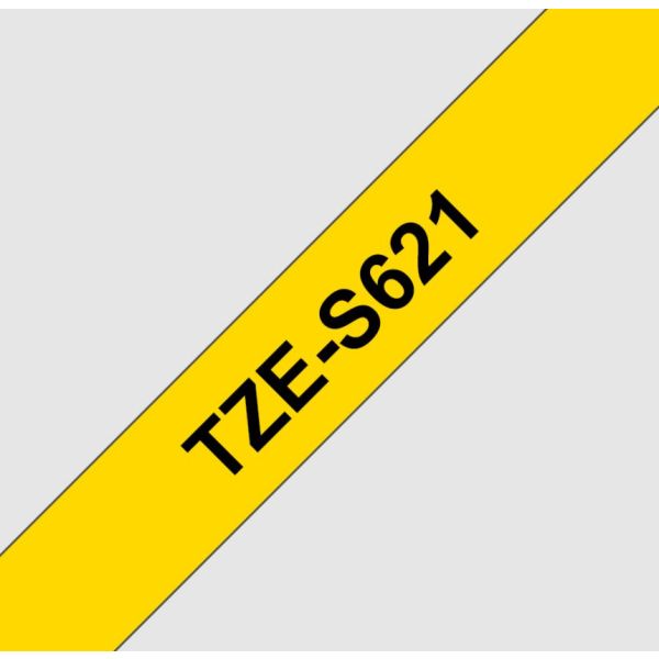 TZE-S621, žltá / čierna, 9mm TZES621
