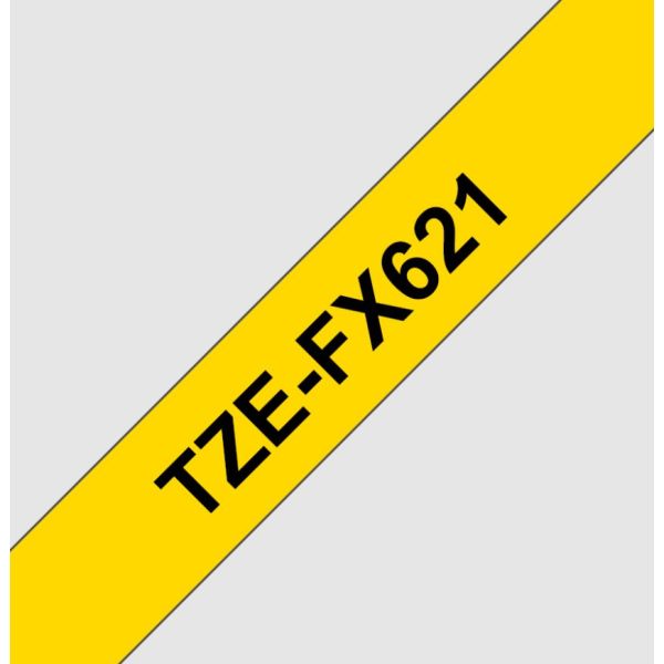 TZE-FX621, žltá / čierna, 9mm TZEFX621