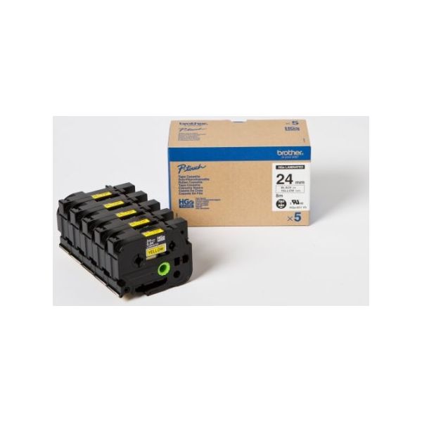 HGE-651V5, žltá / čierna, 24mm HGE651V5