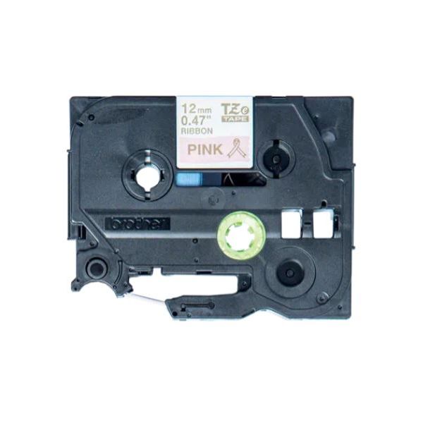 Brother TZE-RE34-zlatá na ružové, šírka 12 mm TZERE34