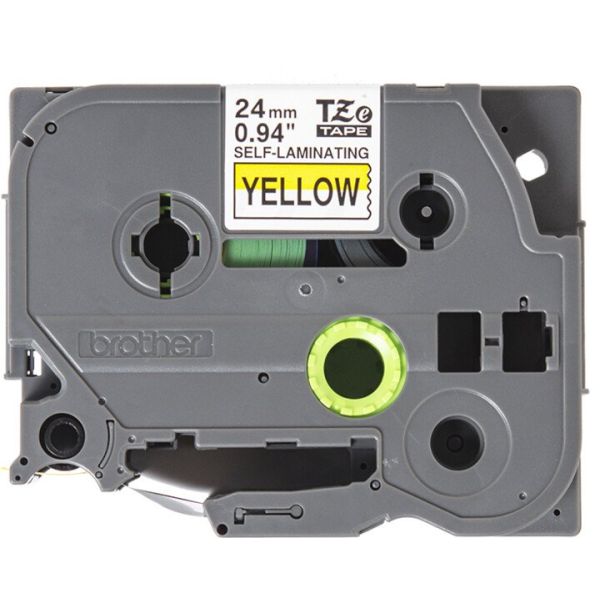 Brother TZE-SL651, žltá/čierna, 24mm, samolaminovací TZESL651