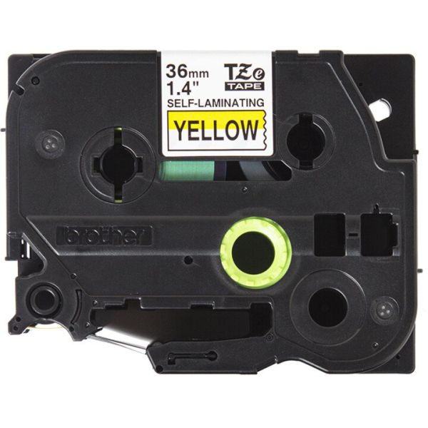 Brother TZE-SL661, žltá/čierna, 36mm, samolaminovací TZESL661