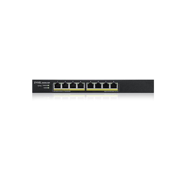 ZYXEL GS1915-8EP,8-port GbE Smart hybrid mode PoE Switch GS1915-8EP-EU0101F