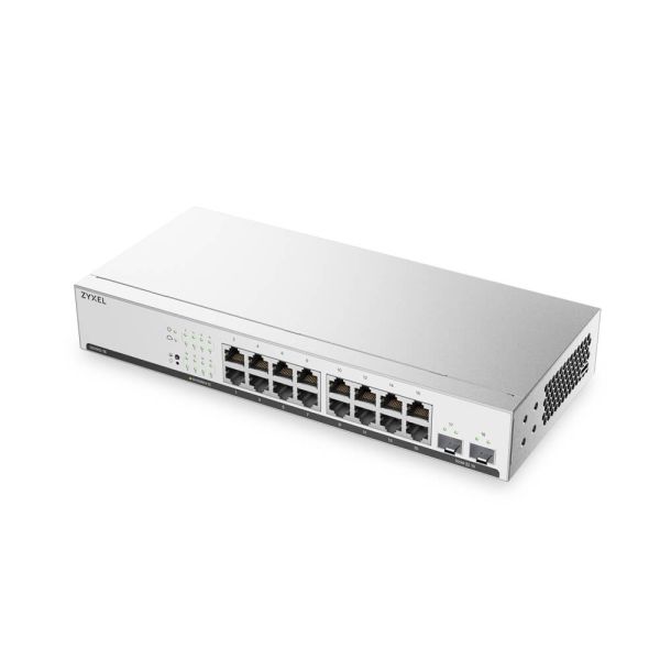 ZYXEL GS1915-18v2, 18 portov, 16x GbE a 2x SFP