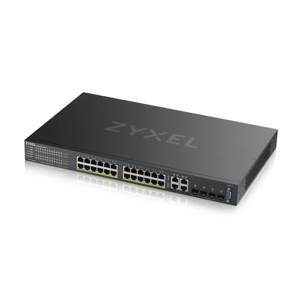 ZYXEL GS2220-28, HP24port Gb L2 Switch, 1 GbE Uplink, PoE GS2220-28HP-EU0101F