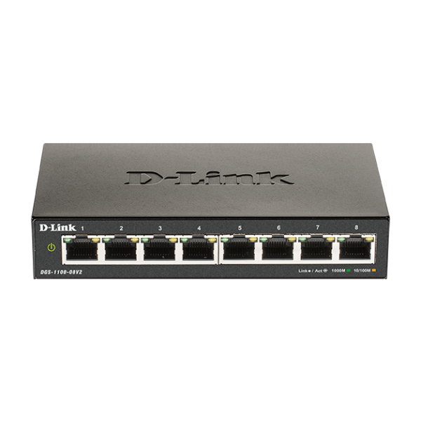 D-Link DGS-1100-08V2 Easy Smart Switch 10/100/1000 DGS-1100-08V2/E