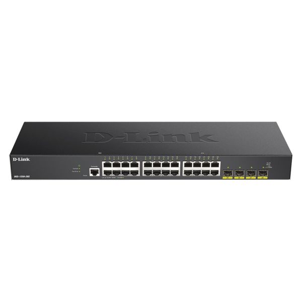 D-Link DGS-1250-28X Smart switch 24x Gb, 4x 1G/10G SFP+ DGS-1250-28X/E