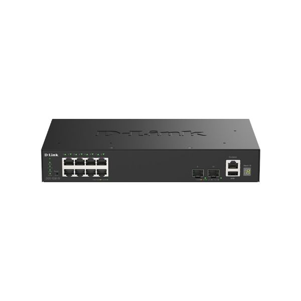 D-Link DGS-1530-10/E 8-port GE + 2-port 10G SFP+ Smart Managed Switch DGS-1530-10/E