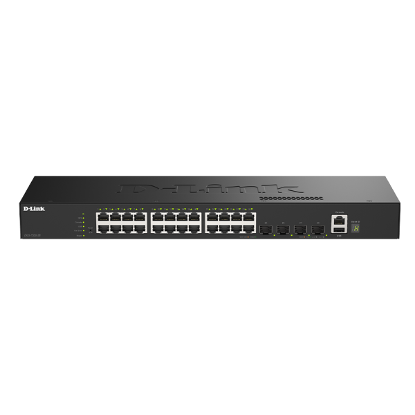 D-Link DGS-1530-28/E 24 portov GE + 4 portov 10G SFP+ Smart Managed Switch DGS-1530-28/E