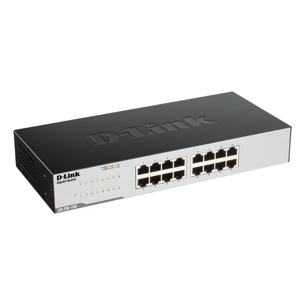 D-Link GO-SW-16G 16-Port GIGABIT DESKTOP SWITCH GO-SW-16G/E