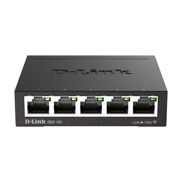 D-Link DGS-105 kovový 5-port 10/100/1000 Switch DGS-105/E