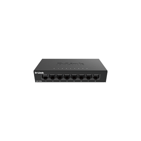 D-Link DGS-108GL Kovový 8-portový Gigabit stolný switch DGS-108GL/E
