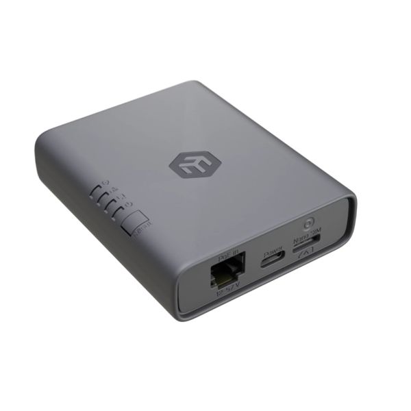 Mikrotik EC25-EU&KNe, KNOT Embedded LTE4, IoT/LTE Gateway, 1x Gb Eth(PoE-in), eSIM+Nano SIM,RouterOS EC25-EU+KNe