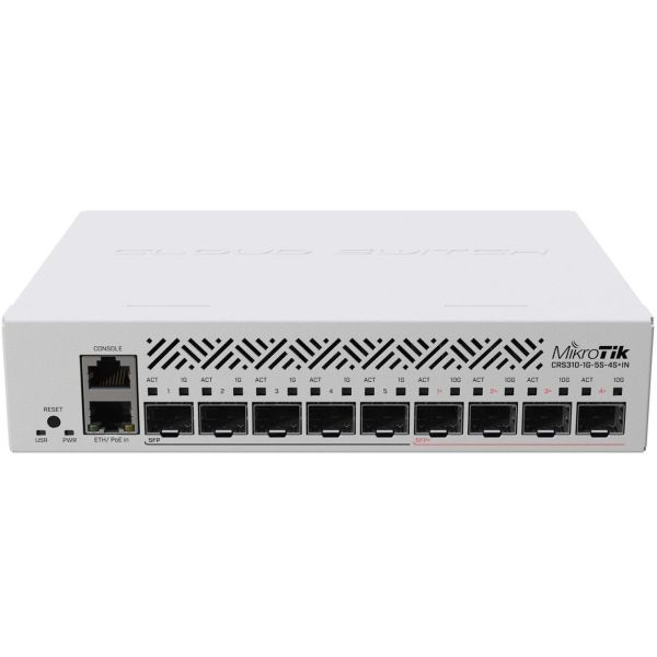 Mikrotik CRS310-1G-5S-4S+IN, Cloud Router Switch CRS310-1G-5S-4S+IN