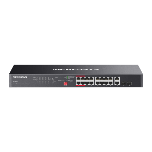Mercusys MS120GP 20xGb desktop switch(16xPOE+) MS120GP