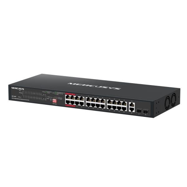 Mercusys MS128GP 28xGb rack switch(24xPOE+) MS128GP