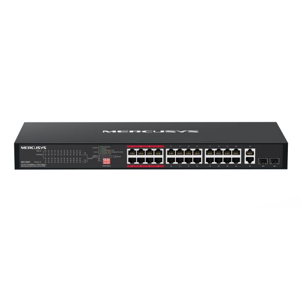 Mercusys MS126CP 24xFE PoE+ 2xGb rack switch MS126CP