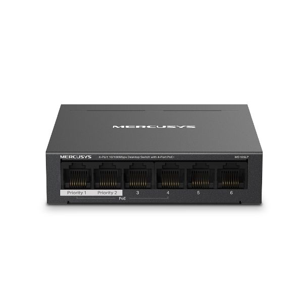 Mercusys MS106LP 6xFE desktop switch 4xPoE+ MS106LP