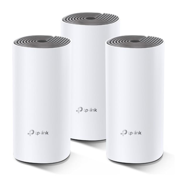 TP-Link AC1200 Whole-home Mesh WiFi System Deco E4 (3-pack), 2x10/100 RJ45 Deco E4(3-pack)