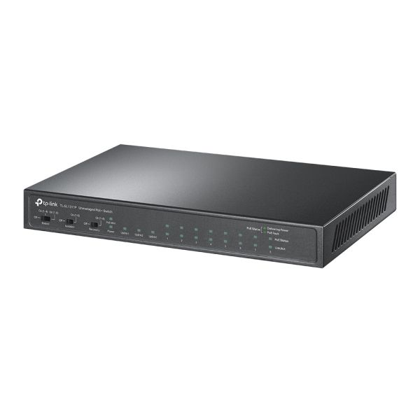 TP-Link TL-SL1311P 8xFE POE+ 65W 3xGb nonPOE,1xSFP CCTV switch TL-SL1311P