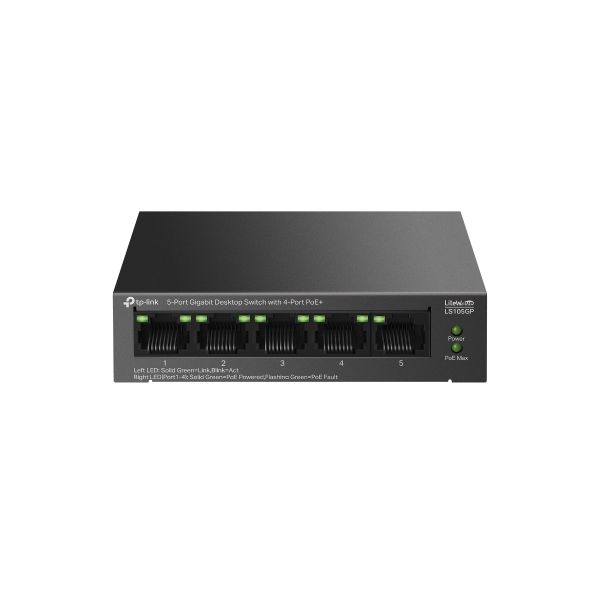 TP-Link LS105GP 5xGb (4xGb POE+) Desktop switch LS105GP