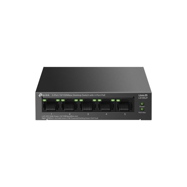 TP-Link LS105LP 5x10/100 (4xPOE) Desktop switch LS105LP