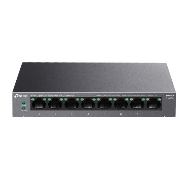 TP-Link LS108GP 8xGb POE+ Desktop switch LS108GP