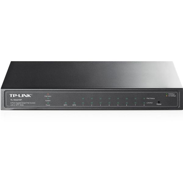 TP-Link TL-SG2210P 8xGb 61W POE Smart switch, 2xSFP Omada SDN SG2210P