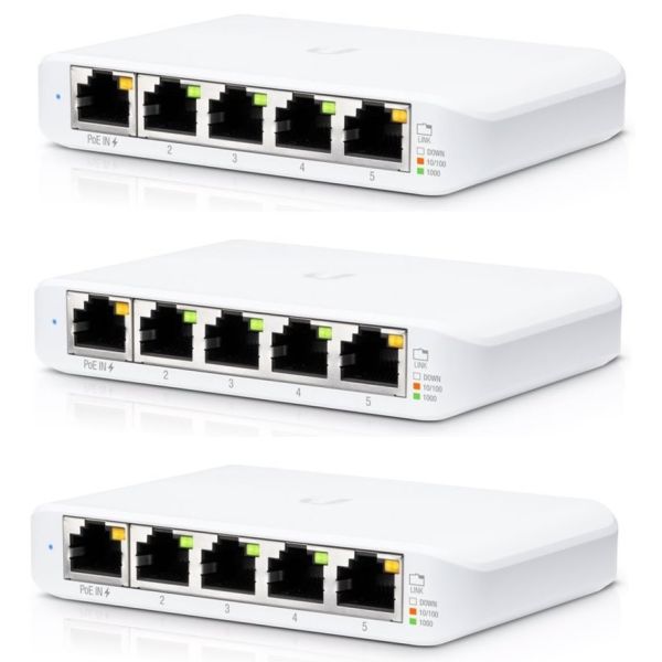 Ubiquiti USW-FLEX-MINI-3 - UniFi Switch Flex Mini 3-pack USW-Flex-Mini-3