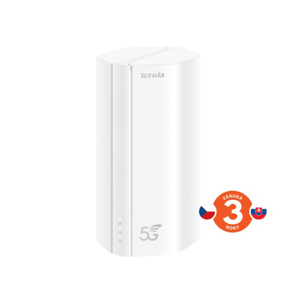 Tenda 5G01 Wi-Fi AX1500 5G NR/4G+ LTE router, 2x GWAN/GLAN, IPV6, Mesh, WPA3, NanoSIM, SK App 75012030