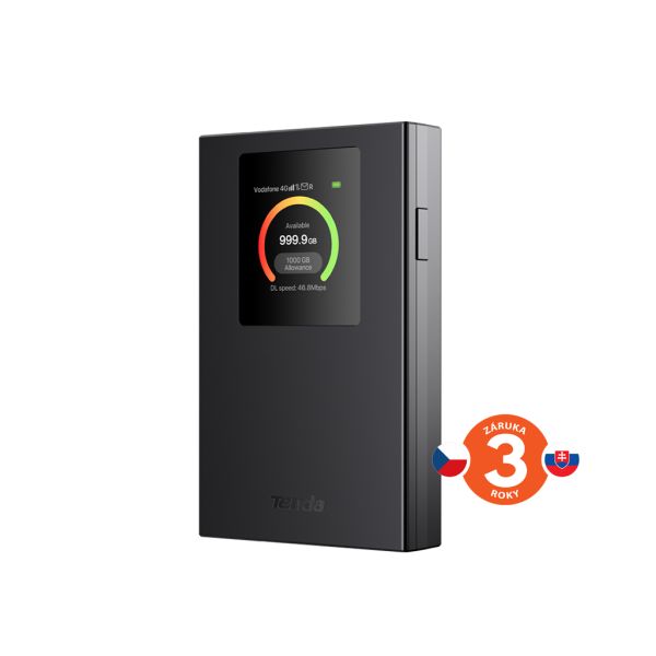 Tenda MF6 - 4G LTE Mobile AX300 Wi-Fi 6 batéria modem router, LCD, WPA3, USB-C 75012056