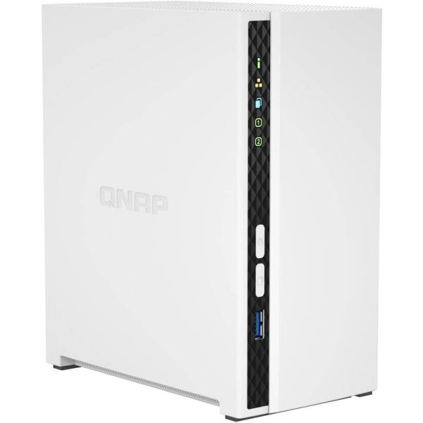QNAP TS-233 (4core 2,0 GHz + NPU, 2GB DDR4 RAM, 2x SATA, 1x GbE, 1x USB 2.0, 1x USB 3.2) TS-233