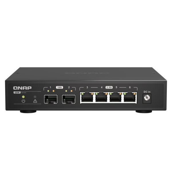 QNAP switch QSW-2104-2S (4x 2,5GbE RJ45 a 2x 10GbE SFP+) QSW-2104-2S